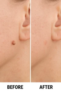 Skin tags removal Tolworth before and after