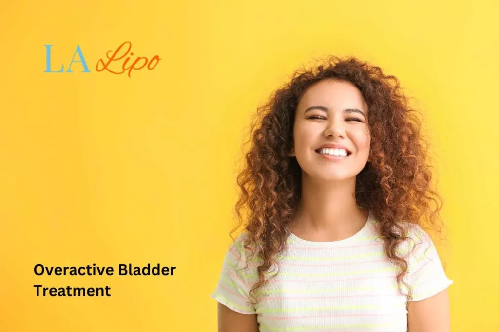 woman smiling about overactive bladder treatment Tolworth solutions