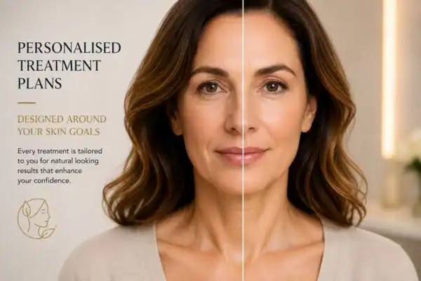 Before and after results of Collagen Lift Therapy Tolworth